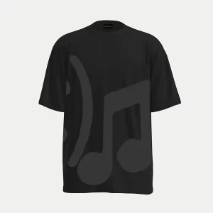 NOCIMH 24SS DROP-2 MUSIC LOGO BLACK