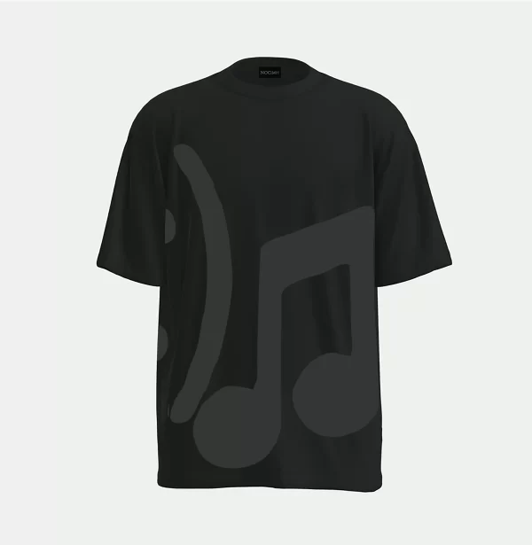 NOCIMH 24SS DROP-2 MUSIC LOGO BLACK