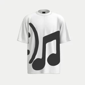 NOCIMH 24SS DROP-2 MUSIC LOGO WHITE